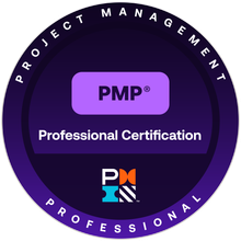 Project Management Professional badge on Credly